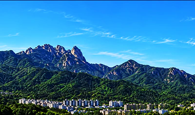북한산 전경 사진, 맑은 날, 파노라마(Panorama)