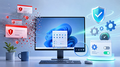 Windows 보안 경고 없애기: 사용자의 컴퓨터가 위험에 노출되어 있습니다 해결법