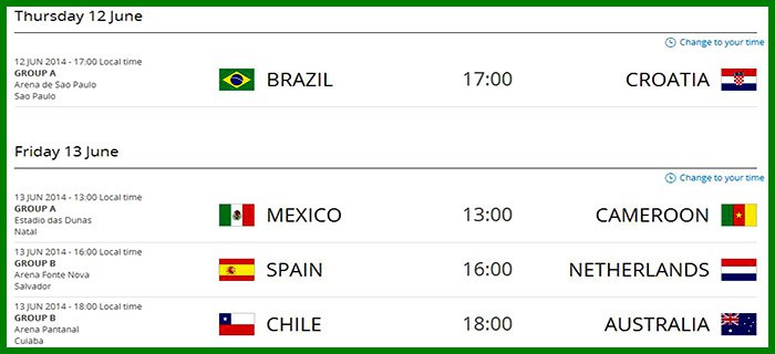 2014년 브라질 월드컵 일정 및 한국 경기일정 brazil-worldcup-korea-soccer-game-schedule-02