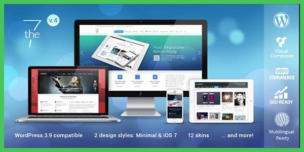 워드프레스 테마 The7 스크린샷 wordpress-theme-the7-screenshot
