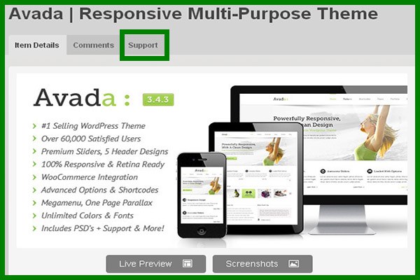 워드프레스 아바다 테마(WordPress Avada Theme) 지원포럼(Support Forum)에서 지원을 받는 법
