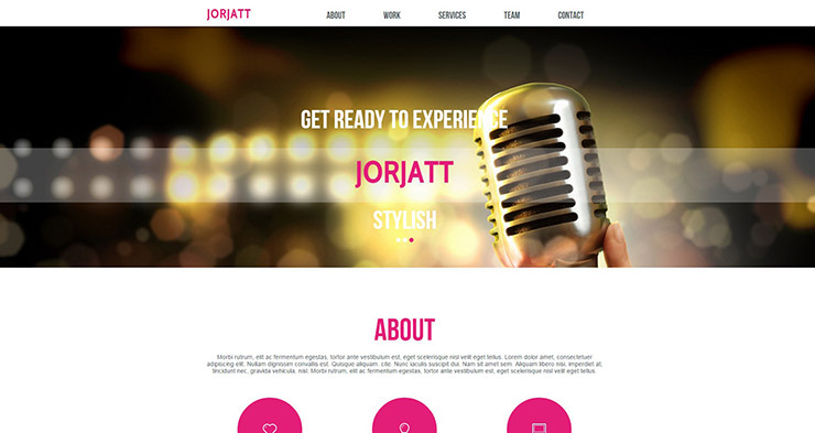 워드프레스 무료테마 JORJATT 데모 스크린샷 1