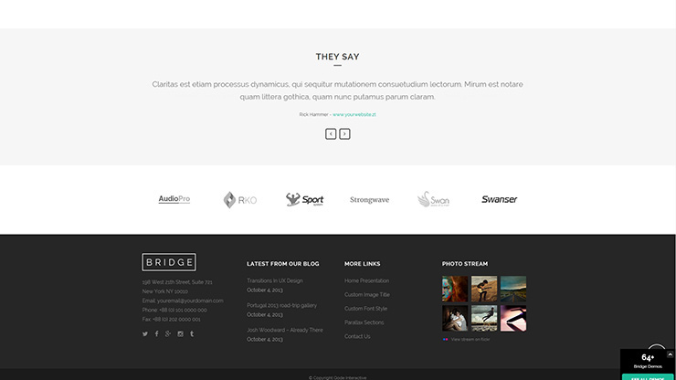 워드프레스 테마 추천 Brigdge 푸터(Footer) | Bridge-Creative-Multi-Purpose-WordPress-Theme-02-Footer-740