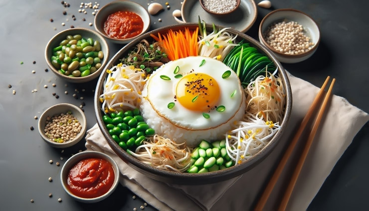 콩나물 비빔밥 이미지