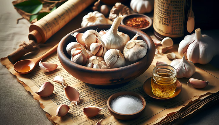 전통 한의학과 현대 과학의 만남: 마늘의 건강 효능