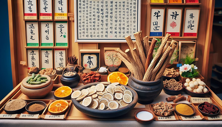 감초 뿌리의 상세한 구조와 해독 효능 설명