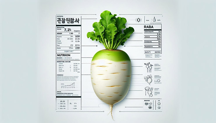 무의 영양 성분 표