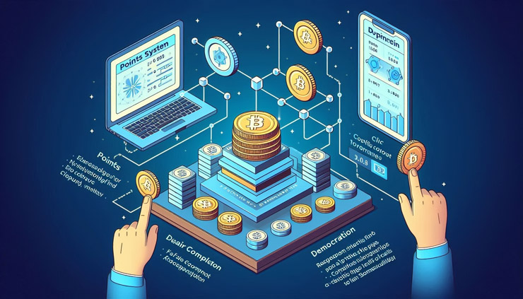 포인트 시스템과 WEB 3.0의 공정한 보상 구조 이미지