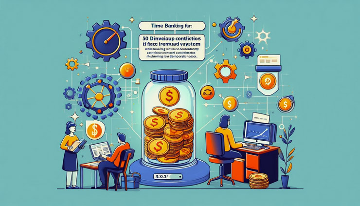 시간 은행과 WEB 3.0의 기여에 따른 보상 시스템 설명 이미지