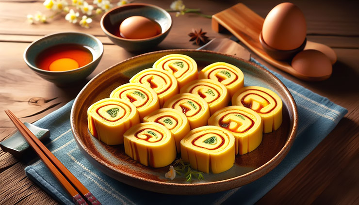 일본 타마고야키 요리