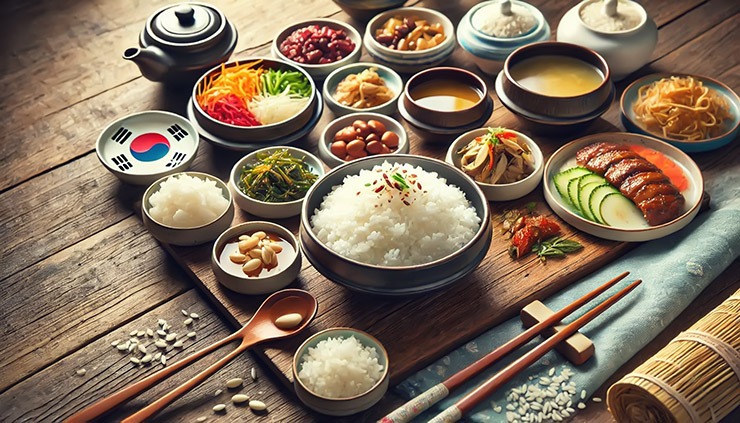 쌀밥과 한국 전통 음식의 건강 효과