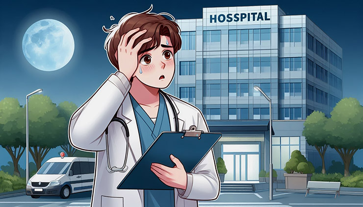 이전 병원에서 약 처방을 이어받는 새 병원의 진료 상황