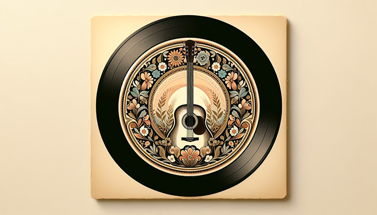 Album cover of Let Me Be There in vintage vinyl style