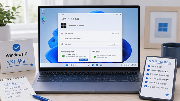 윈도우 11 클린설치 전 파일 백업과 설치 USB 준비 과정 대표 이미지